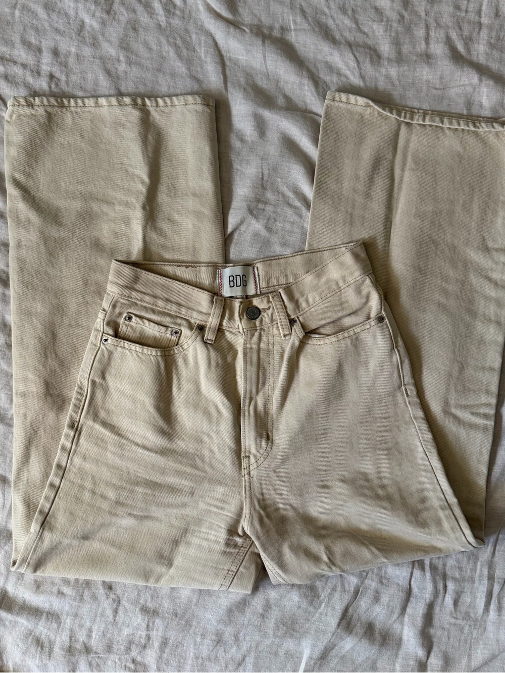 Urban Outfitters BDG High and Wide Khaki Pants